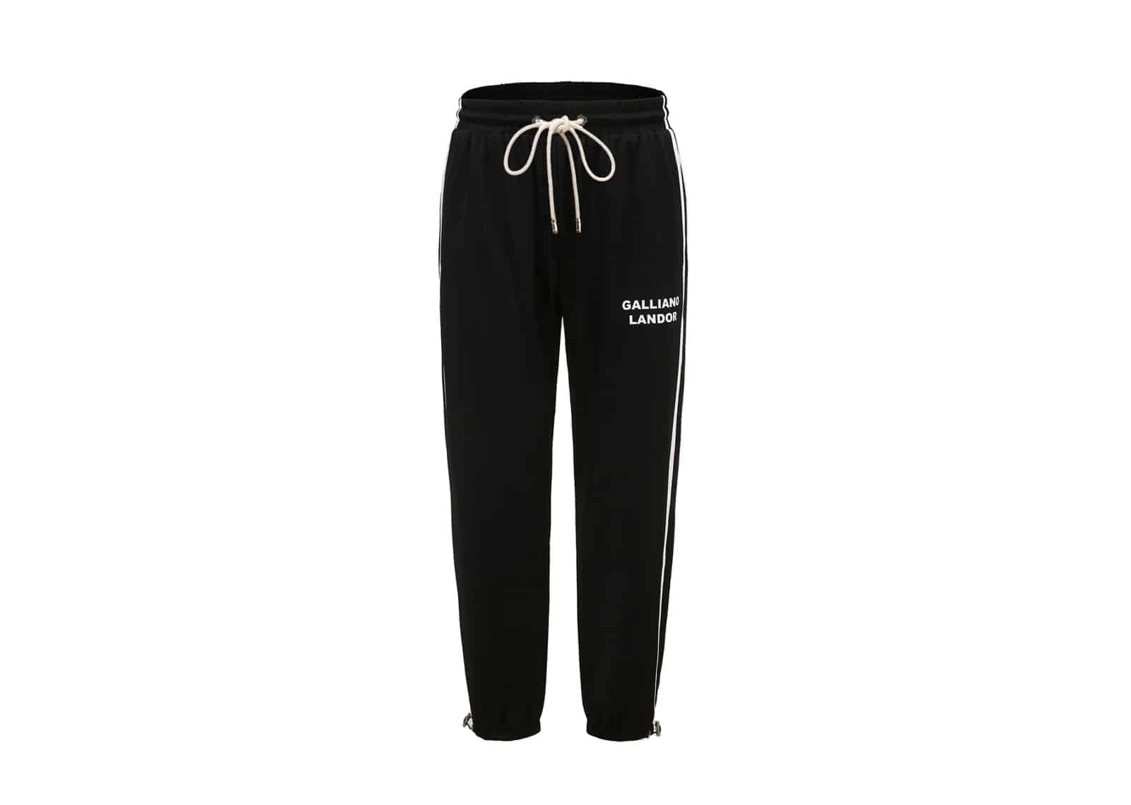 Buy Galliano Landor Mesh Drawstring Pants Black Online in Australia