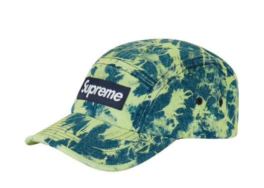 Supreme Denim Camp Cap Dyed Green