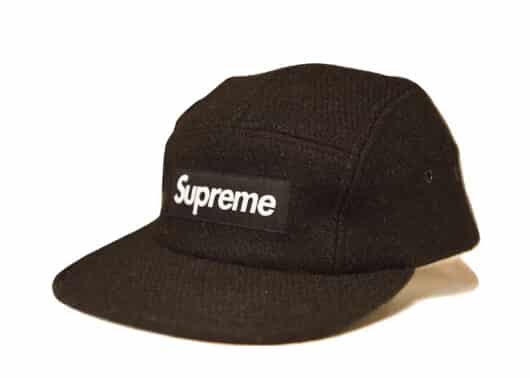 Supreme Featherweight Wool Camp Cap (FW17) Black