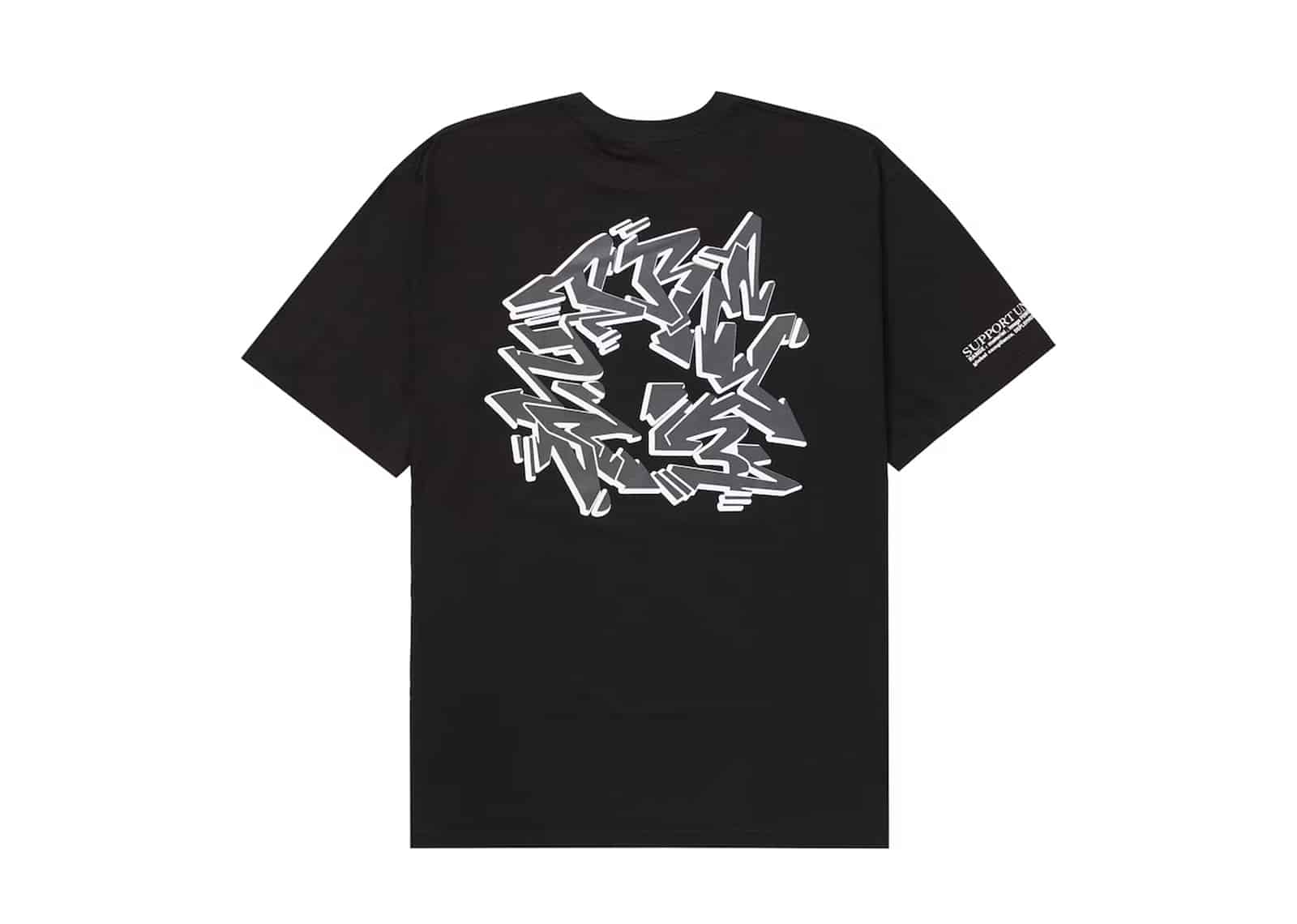 Buy Supreme Support Unit Tee Black Online in Australia KickSTW