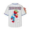 13De Marzo x Sesame Street Elmo Short Baseball Jersey Cardigan White - Image 2