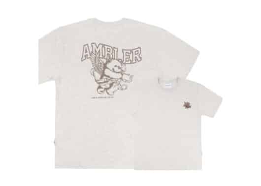 Ambler Cupid Bear Tee Oatmeal AS932