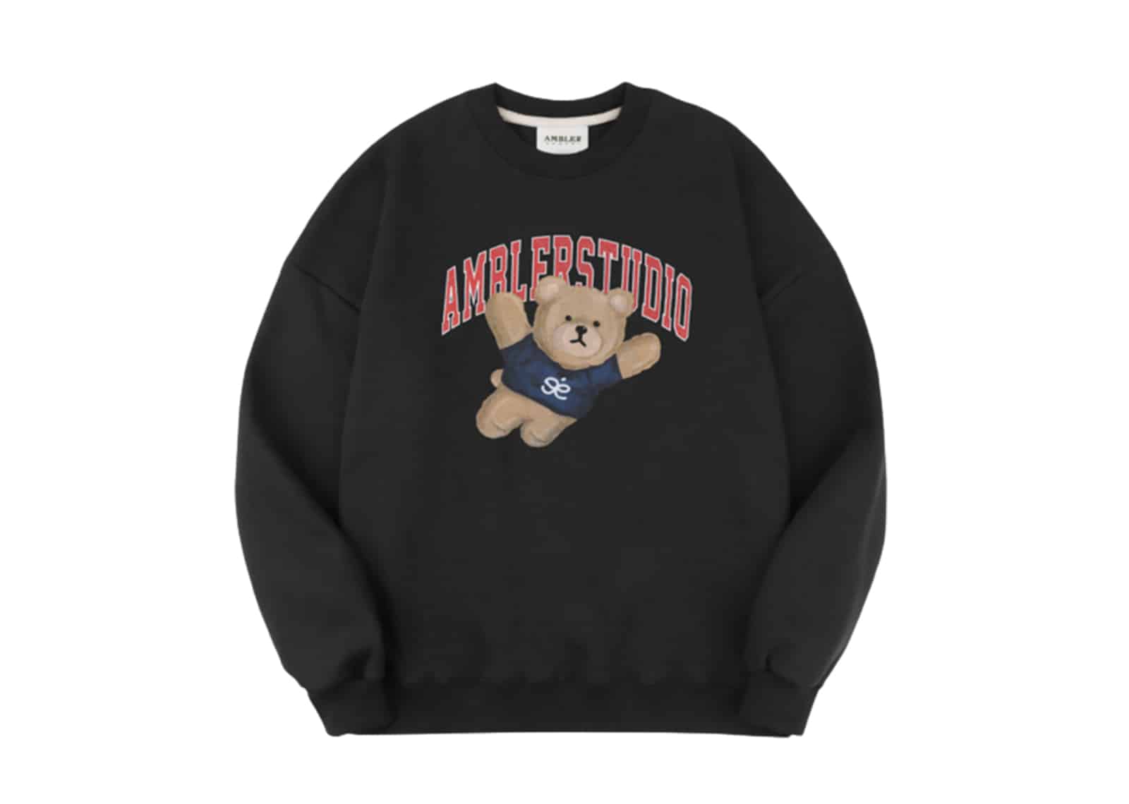 Buy Ambler Superman Bear Crewneck Black AMM1005 Online in Australia ...