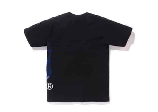 BAPE Color Camo Side Big Ape Head Tee Black/Blue - Image 2