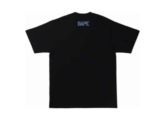 BAPE Sand Camo Half Ape Head Tee Black/Navy - Image 2