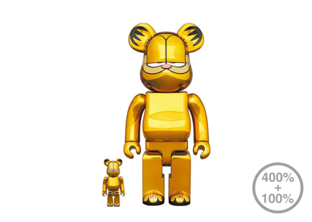 garfield chrome bearbrick