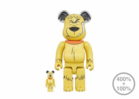 Bearbrick Wacky Races Muttley 100% & 400% Set