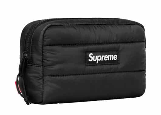 Supreme Puffer Pouch Black