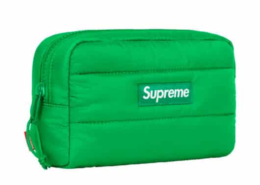 Supreme Puffer Pouch Green
