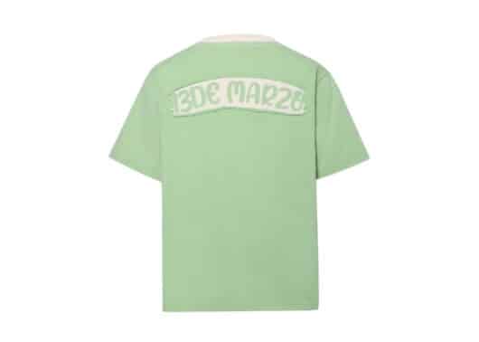 13De Marzo Fake-2-Piece Plush Bear Tee Green - Image 2
