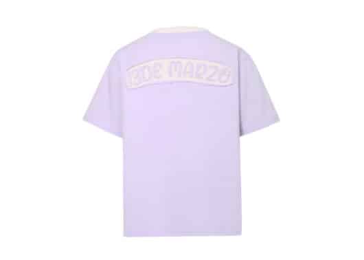 13De Marzo Fake-2-Piece Plush Bear Tee Purple - Image 2