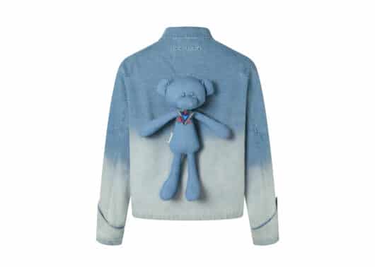13De Marzo x League Of Legends Washed Gradient Denim Jacket Blue