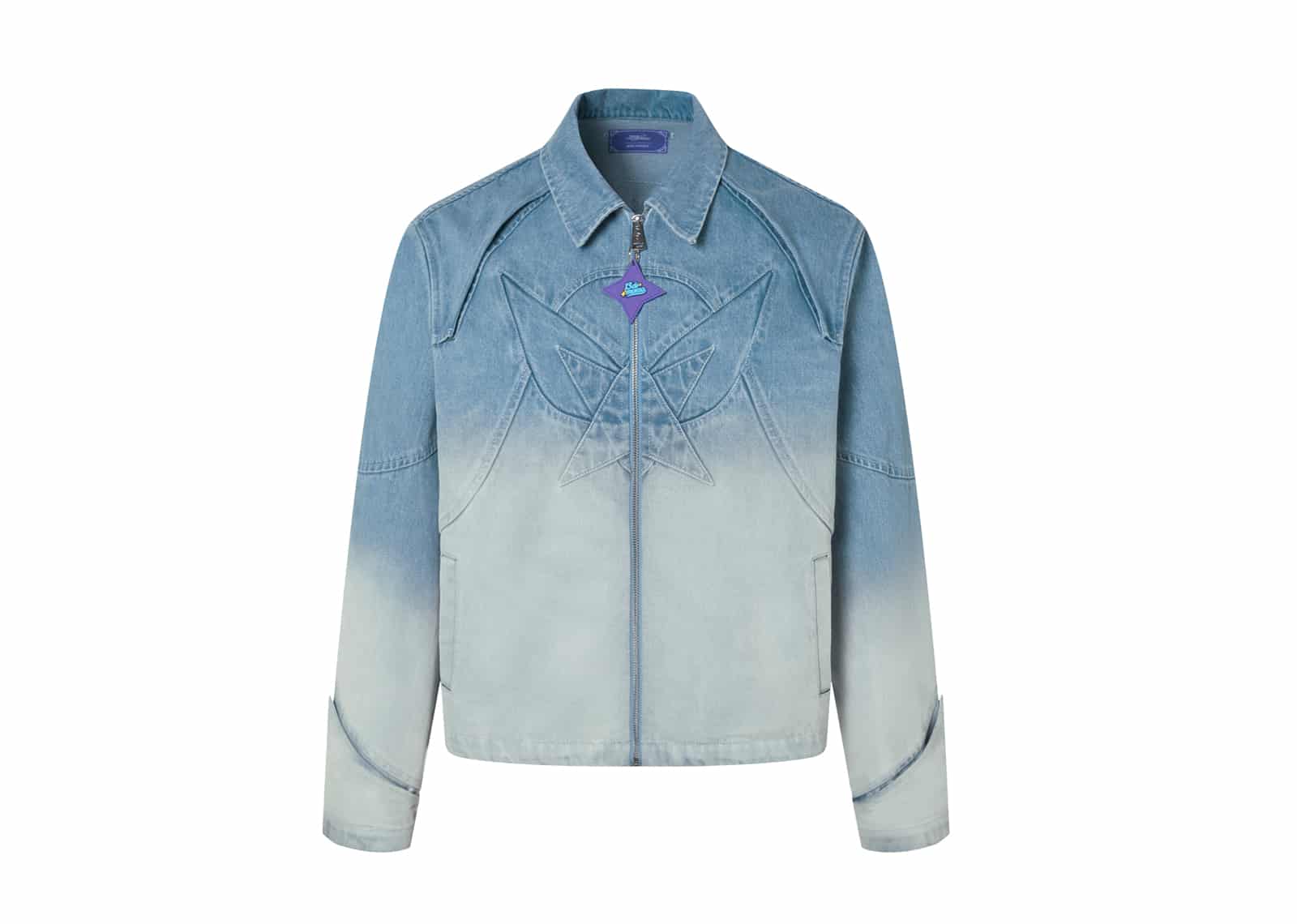 Gradient Blue Denim Jacket in 2023  Blue denim jacket, Blue denim, Denim  jacket