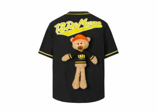 13De Marzo x Sesame Street BigBird Baseball Shirt Black