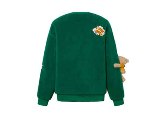13De Marzo x Sesame Street Ernie Bear Fleece Sweater Green - Image 2