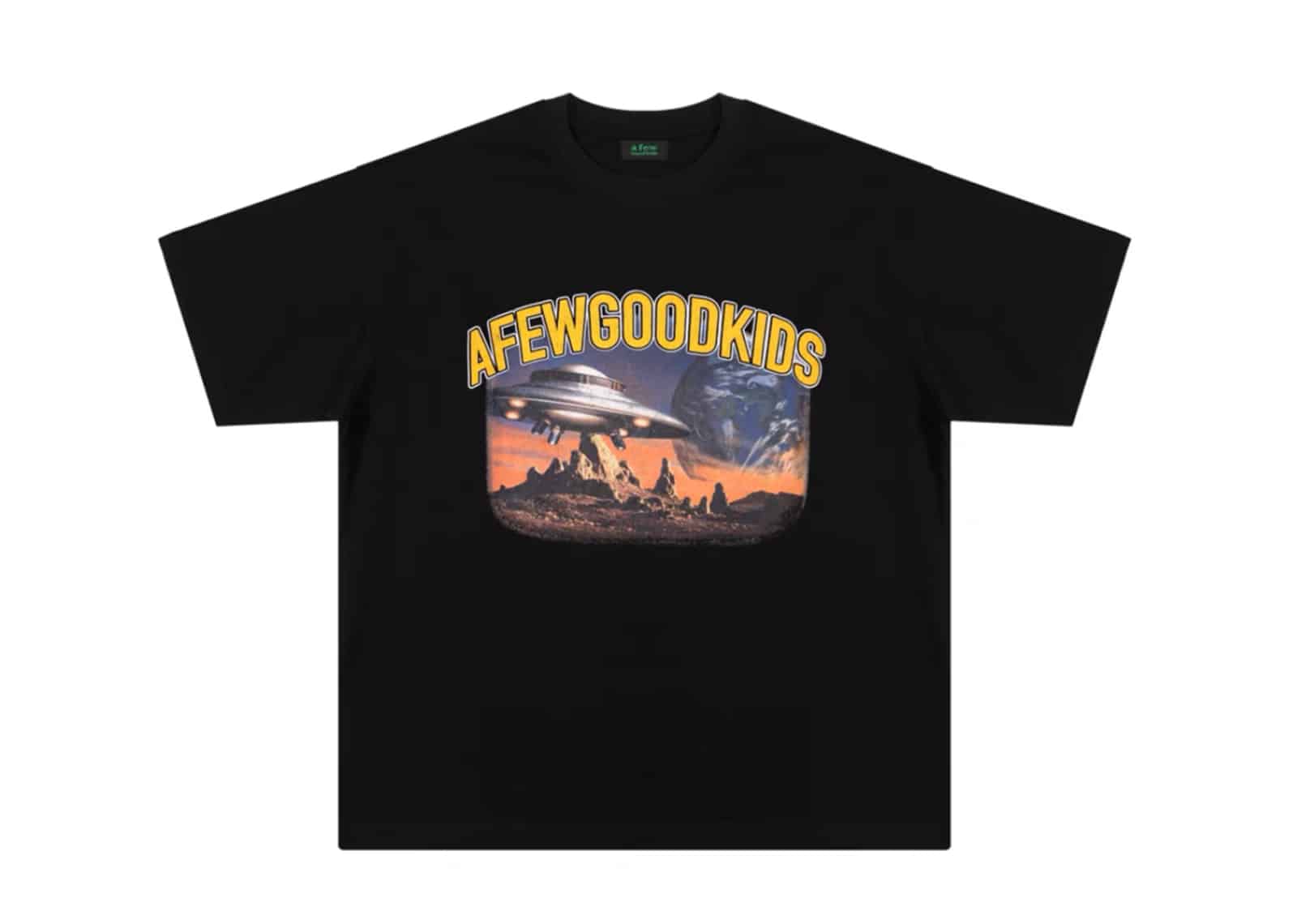 Buy A Few Good Kids UFO Washed Tee Black Online in Australia | KickSTW