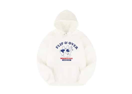 Ambler Flip Over Bear Hoodie Ivory AHP910