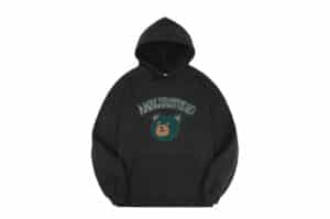 Ambler Green Bear Hoodie Black AHP909