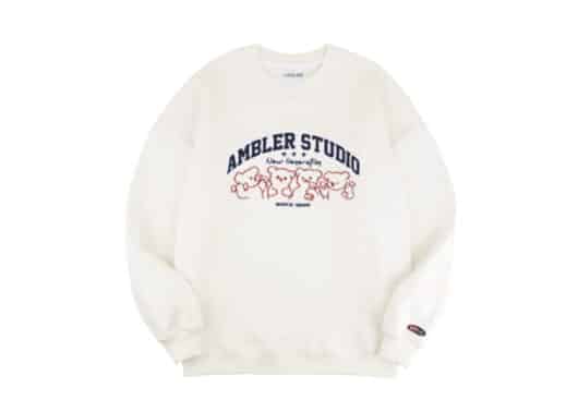 Ambler New Generation Crewneck Ivory AMM1018