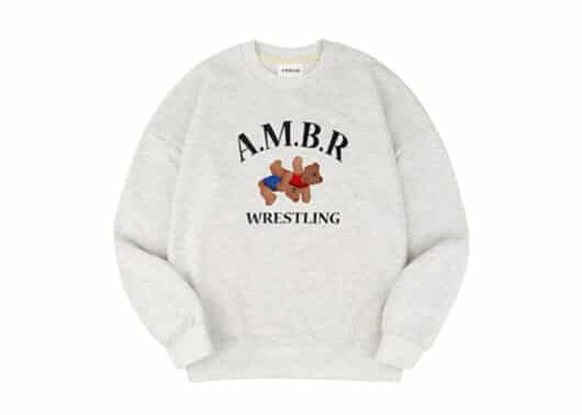 Ambler Wrestling Crewneck Oatmeal AMM1022