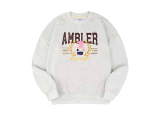 Ambler x Belly Gom Bay Tree Belly Crewneck Oatmeal BMM212