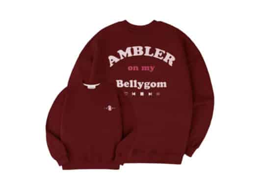 Ambler x Belly Gom Headphone Belly Crewneck Burgundy BMM210