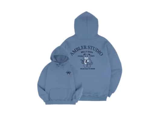 Ambler x Belly Gom Monday Morning Syndrome Hoodie Blue BMM215