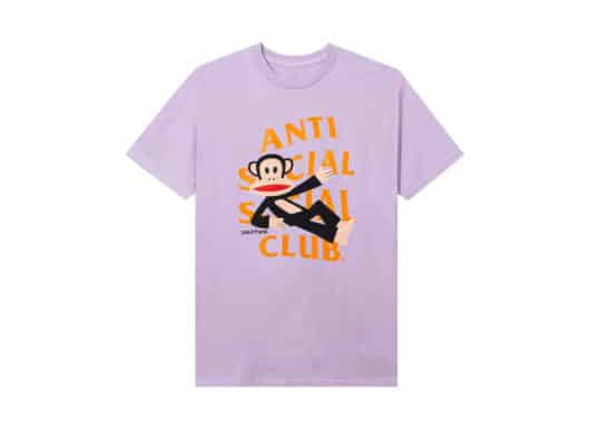 Anti Social Social Club x Paul Frank Laying Tee Orchid