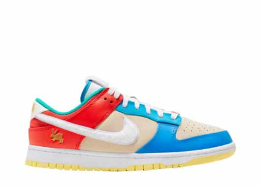 Nike Dunk Low Retro PRM Year of the Rabbit Blue Orange Cream