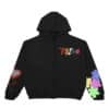 Rhime Basic Logo Zip Hoodie Black