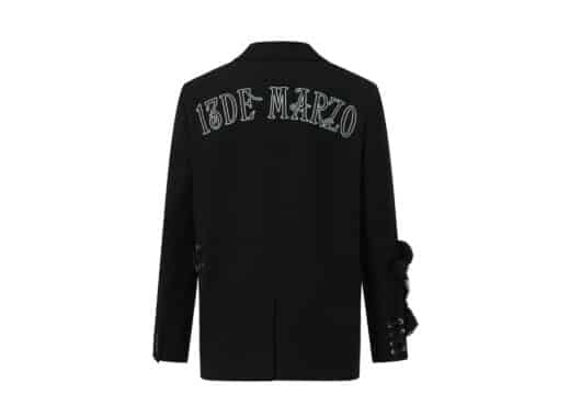 13De Marzo Bear Functional Drawstring Suit Black - Image 2