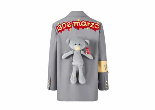 13De Marzo x Peko Sweets Bear Suit Grey - Image 2
