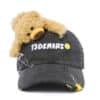 13De Marzo x Smiley Bear Broken Pin Cap Grey