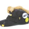 13De Marzo x Smiley Bear Broken Pin Cap Grey - Image 2