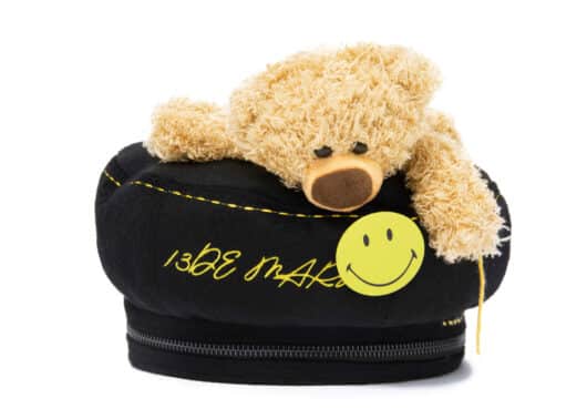 13De Marzo x Smiley Bear Zip Beret Black
