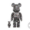 Bearbrick x Anever 100% & 400% Set Black