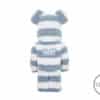 Bearbrick x Gelato Pique Pajamas 1000% White/Blue - Image 2