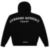 Chrome Hearts USA T Logo Hoodie Black Back View