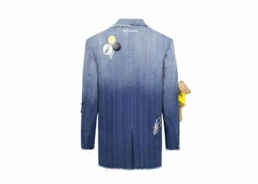 13De x Smiley Marzo Washed Gradient Broken Suit Blue - Image 2
