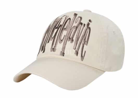 ADLV Unbalance Big Logo Ball Cap Beige