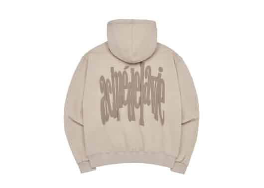 ADLV Unbalance Big Logo Hoodie Beige