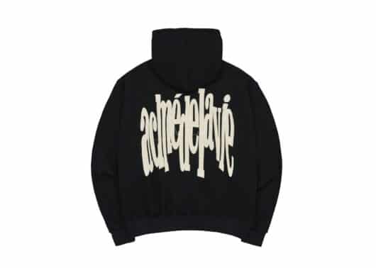 ADLV Unbalance Big Logo Hoodie Black