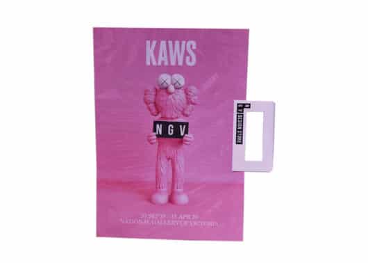 Kaws NGV Pink BFF Print Multi