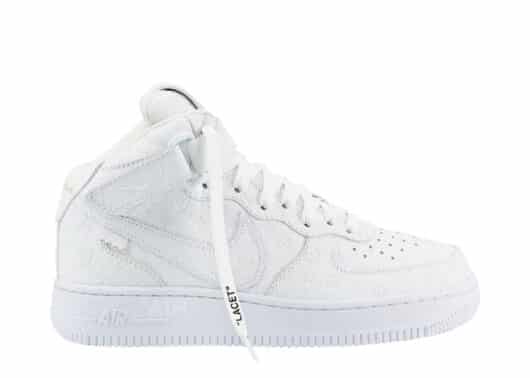 Louis Vuitton Nike Air Force 1 Mid By Virgil Abloh White