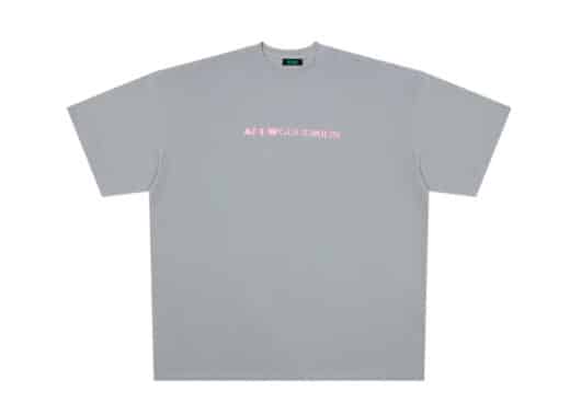A Few Good Kids Bluring 3D Logo Tee Grey 1 front view