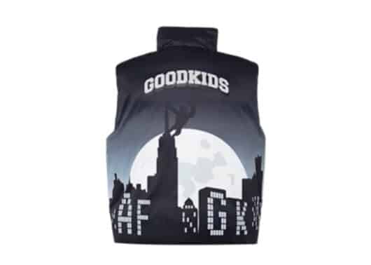 A Few Good Kids City Night View Vest Black White (Double Sided) - Image 2