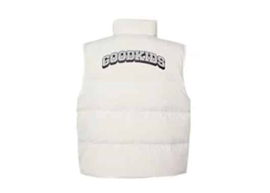 A Few Good Kids City Night View Vest Black White (Double Sided) inside back view