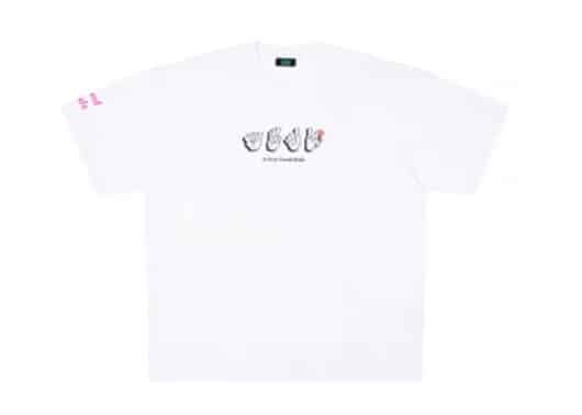 A Few Good Kids Sign Language Tee White front view