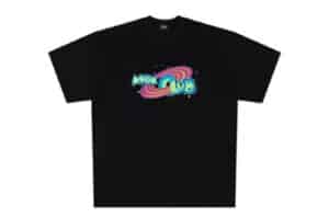 A Few Good Kids Space Logo Tee Black front view