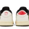 Air Jordan 1 Retro Low OG SP Travis Scott Olive (W) back view
